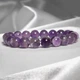 Жіночий Браслет Violet з натурального каменю Аметист - 18 см - зображення 10