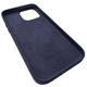 Чохол Leather Case для Apple iPhone 14 (Deep Navy) - зображення 3