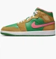 Кросівки Air Jordan 1 Mid Se Green/Brown DX4332-700 47 - зображення 1