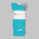 Набор женских носков высоких хлопковых Nike U Nk Everyday Plus Cush Crew SX6888-967 38-42 3 пары Разноцветный (197594564428) - изображение 9