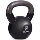 Гиря чугунная 12 кг с виниловым покрытием Zelart 5161-12 Black - изображение 2
