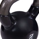 Гиря чугунная 12 кг с виниловым покрытием Zelart 5161-12 Black - изображение 4