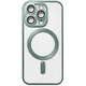 Чохол TPU Metallic Full Camera with Magsafe для Apple iPhone 14 Pro Max (Matte Green) - зображення 1