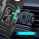 Чохол зі шторкою для камери Camshield Army Ring для Xiaomi Redmi Note 14 4G (International version) та Xiaomi Redmi Note 14 5G, ударостійкий кейс з кільцем-тримачем та функцією підставки Black - изображение 2
