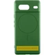 Чохол Silicone Cover Lakshmi Full Camera (AA) with Magnetic Fit для Google Pixel 8a Зелений / Dark green - изображение 1