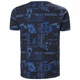Футболка Helly Hansen Newport T-Shirt Black/Blue 34303-585 M - изображение 2
