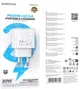 Сетевое зарядное устройство для Borofone BAS44A Potential PD20W+QC3.0 charger (EU) White (6941991113840) - изображение 7