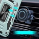 Чохол зі шторкою для камери Camshield Army Ring для Xiaomi Redmi Note 14 4G (International version) та Xiaomi Redmi Note 14 5G, ударостійкий кейс з кільцем-тримачем та функцією підставки Light Green - изображение 2