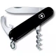 Складаний ніж Victorinox Waiter 9 функцій для активного відпочинку та пікніків чорний стильний аксесуар - зображення 1