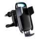 Беспроводное автомобильное зарядное устройство Держатель Baseus Milky Way Electric Holder с технологией Qi 15W Черный - изображение 6