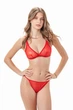 Женский комплект из сеточки Felisiya Lingerie Красный 2007+204-100с XL - изображение 1
