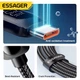 Кабель Essager USB Type C to Type-C, 100W 5A, 2м, с дисплеем, AI чип, повышенной прочности, Черный - изображение 2