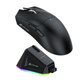Беспроводная игровая мышка Attack SHARK X11 (22000DPI, 2.4G, BT5.2, Type-C, PAW3311, док-станция с RGB, black) - изображение 1