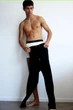 Набор удлиненных хлопковых боксеров H&M mid trunks размер M 3 шт black white grey 0178 - изображение 3