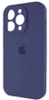 Чохол Silicone Premium case з захистом камери для iPhone 16 Pro Max Full Camera Protective dark blue 2282 - изображение 3