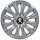 Автомобільні модельні ковпаки R16 Peugeot 429 4шт, SJS, сріблясті - изображение 1