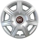Автомобильные колпаки на колеса FIAT RED R15 №327 SJS серебристые комплект 4шт TR0055012 - изображение 1