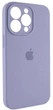 Чохол Silicone Premium case з захистом камери для iPhone 16 Pro Max Full Camera Protective lavender grey 3382 - зображення 2