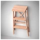 Драбина IKEA BEKVÄM 63 см 3 сходинки бук 901.904.11 - зображення 2