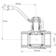 Кран кульовий Koer 1 1/4" ГГР (KR.214) (KR0023) - зображення 5