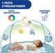 Mata edukacyjna z melodiami i projektorom Chicco First Dreams Enjoy Colours 3 w 1 Niebieska (8058664112548) - obraz 8