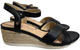 Sandaly damskie na koturnie Geox D02HHC00085-C9999 37 24 cm Czarne (8054730431643) (955555909455238) - Outlet - obraz 5