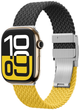 Pasek AMAZINGTHING Blend Band do Apple Watch 45 / 46 / 49 mm 2 szt. Yellow-Black (4896238001270) - obraz 3