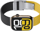 Pasek AMAZINGTHING Blend Band do Apple Watch 45 / 46 / 49 mm 2 szt. Yellow-Black (4896238001270) - obraz 4