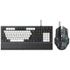Клавіатура дротова XO KB-06 mixed color luminous mechanical 2в1 (Літери Англійські) + Миша провідна Білий - изображение 1