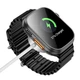 Зарядний бездротовий пристрій Hoco CW59 сумісний з моделями Apple Watch (серії 1–9, SE, Ultra) та Samsung Galaxy Watch (серії 2–6) Білий - изображение 4