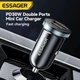 Автомобильное мини зарядное устройство 30 Вт Essager Shang Rul mini USB-A +Type C в прикуриватель 12|24V быстрая зарядка PD 3.0+QC4.0 - изображение 3