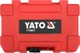 Набор насадок отверточных ударных YATO шлицы: плоские, PH, PZ, Torx, торцевые головки 6, 8, 10 мм, с держателем 1/4", 54 шт (YT-04617) - изображение 2