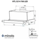 Вытяжка Minola HTL 5214 WH 700 LED - изображение 2