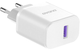 Мережевий зарядний пристрій Dudao A20EU USB-A 18W  + кабель USB-A - micro USB White (6976625332014) - зображення 3
