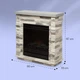 Камин электрический Klarstein Lienz 1800W цвет серый (10034123) - изображение 3