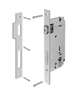 Врезной замок усиленный с роликом PZ AGB Sicurezza, 45/85/22 мм, никель (B20852.45.06.584) - изображение 1
