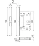 Врезной магнитный замок WC AGB Touch & Close, 18/196 мм, цвет магнита – чёрный (B06502.50.93) - изображение 3