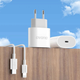 Ładowarka sieciowa Dudao A14EUC USB-C PD 20W + kabel USB-C - USB-C White (6976625332984) - obraz 6