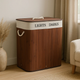 Кошик для білизни з бамбука Nuxio Swana 100L (5902973462142) - зображення 12