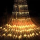 Гірлянда-завіса Зоряний дощ на сонячній батареї, 2м, 190 LED, теплий білий (234576887_298) - изображение 2