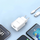 Ładowarka sieciowa Dudao A4EU USB-A 2.1A + kabel USB-A - Lightning White (6976625331956) - obraz 8