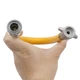 Шланг для подкачки колес быстросъем барашек M16 30см гибкий Yellow (927263) - изображение 4