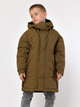 Подростковое зимнее пальто для мальчика X-Woyz DT-8352-1 140 см Хаки (2000002508564) - изображение 1