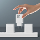 Ładowarka sieciowa Dudao A30EU 30W GaN USB-A / USB-C White (6976625332793) - obraz 6