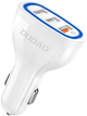 Ładowarka samochodowa Dudao R7S 3xUSB QC3.0 2.4A 18W White (6970379615812) - obraz 1