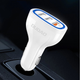 Ładowarka samochodowa Dudao R7S 3xUSB QC3.0 2.4A 18W White (6970379615812) - obraz 3