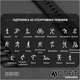 Наручний годинник Modfit Sniper All Black 36 мм. - изображение 14