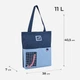 Дитяча сумка для дівчаток Kite Education teens K25-586-5 Синя (4063276205025) - зображення 9