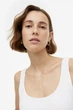 Боди-майка женская H&M 1154660002c30 S Белая (1000000051905) - изображение 3