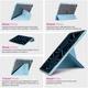 Чехол для планшета ArmorStandart Y-Type PEN для Xiaomi Pad 7/7 Pro с креплением для стилуса Blue (ARM85537) - изображение 3